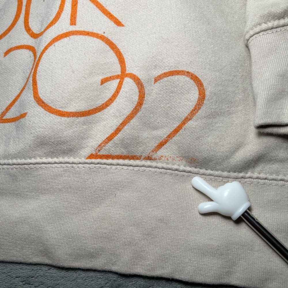 Elton John Hoodie Sweatshirt Medium Beige Farewell Yellow Brick Road Concert '22 - Picture 11 of 12